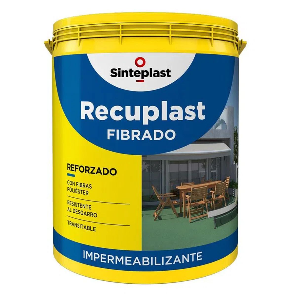 Recuplast Fibrado Impermeabilizante Techos 4 Kgs.