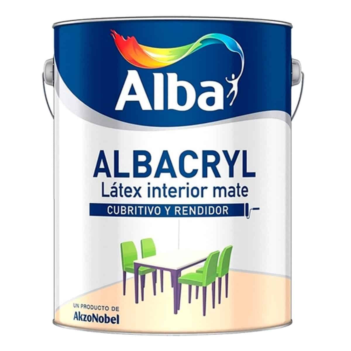 Albacryl Pintura Latex Interior Blanco 1 Lt.