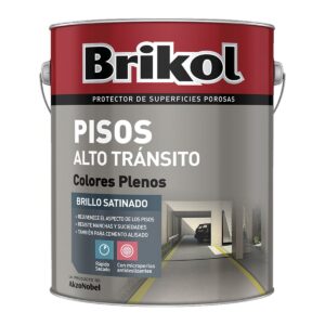 Brikol Pisos Alto Tránsito Antideslizante 10 Lts. - Blanco