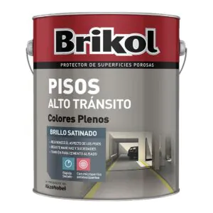 Brikol Pisos Alto Tránsito Antideslizante 4 Lts. - Amarillo