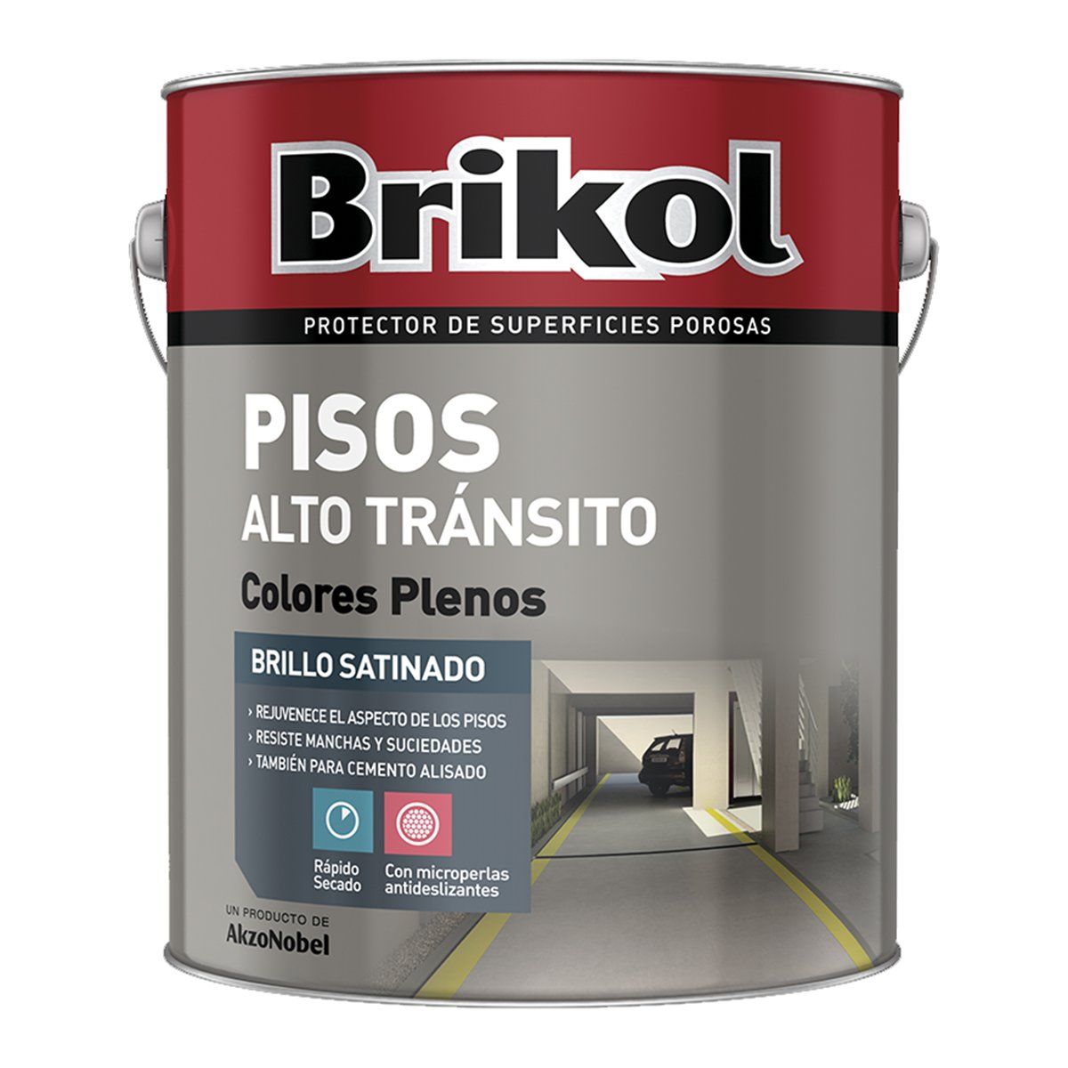 Brikol Pisos Alto Tránsito Antideslizante 1 Lt.