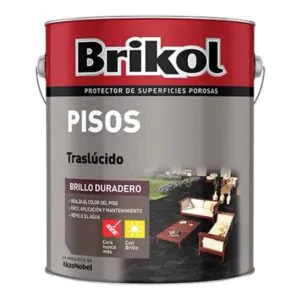 Brikol Pisos Traslúcido 4 Lts.