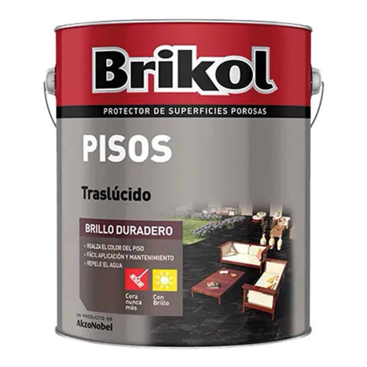 Brikol Pisos Traslúcido 1 Lt.