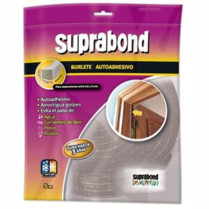 Burlete Autoadhesivo p/ Puertas y Ventanas Doble Espesor  5 Mts.