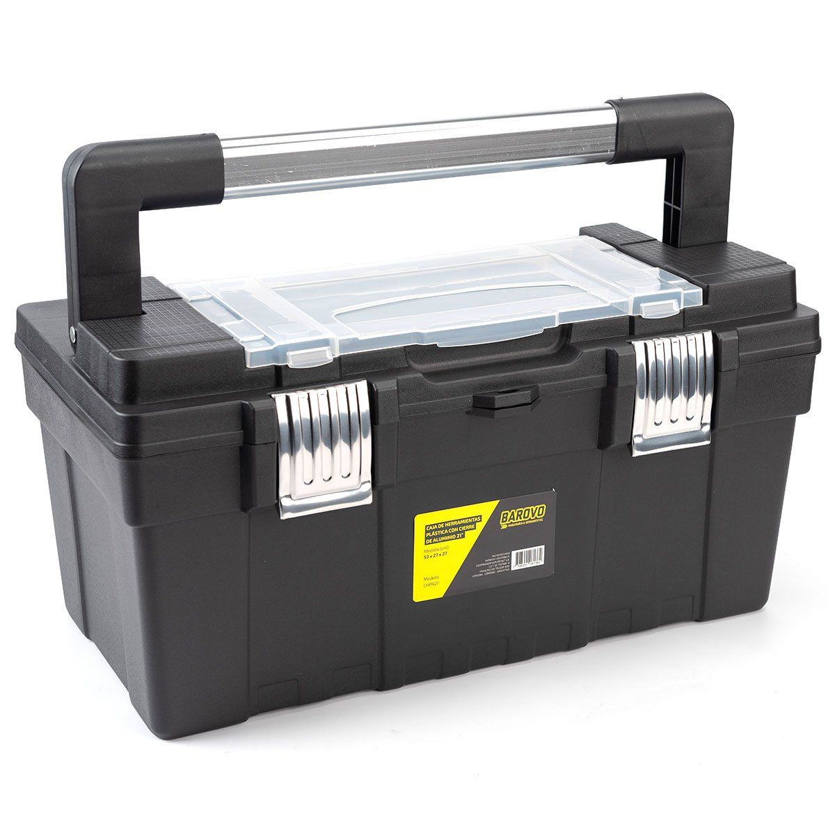 Caja De Herramienta 21″  Plástica Cierre Aluminio