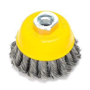 Cepillo Copa de Alambre Trenzado 3" p/ Amoladora