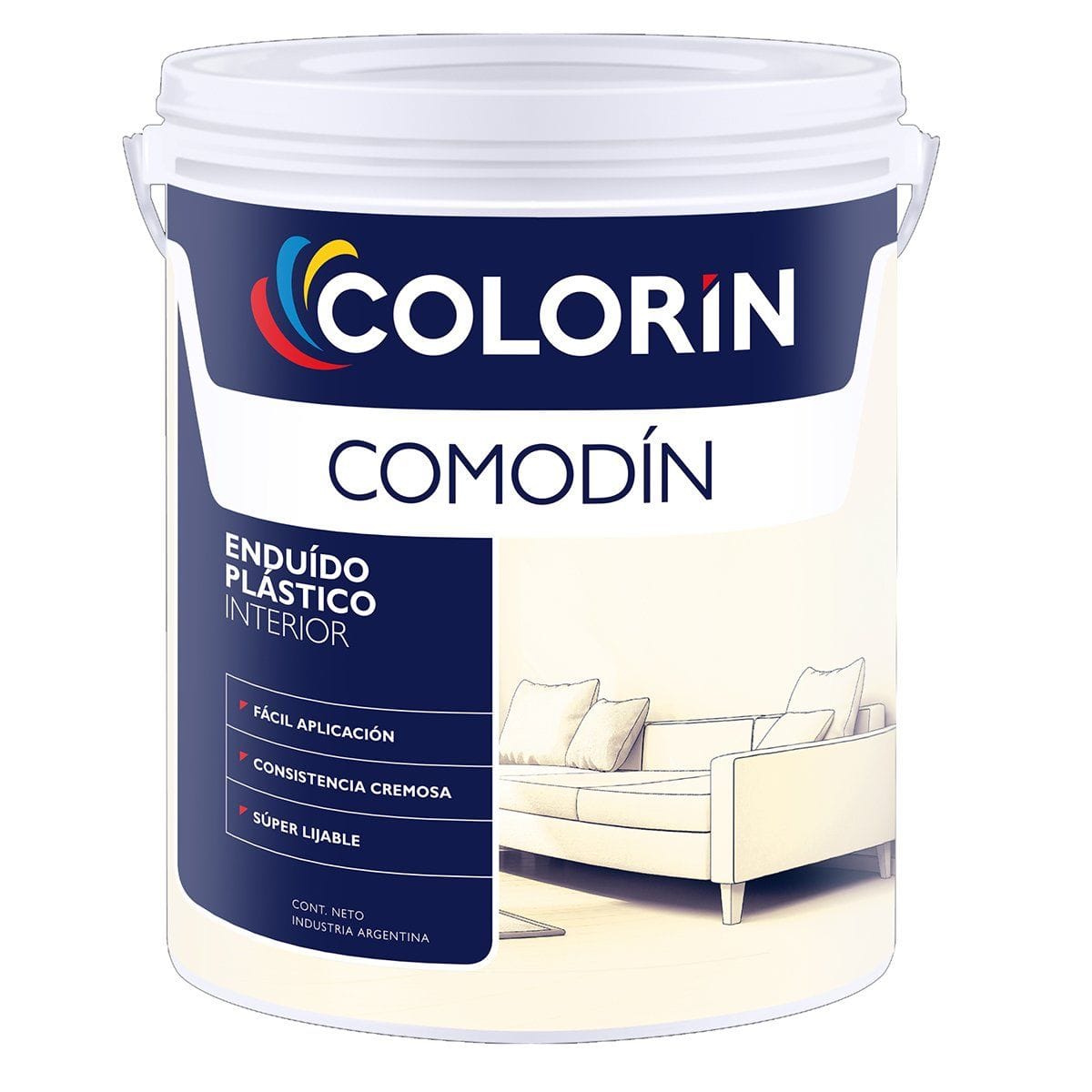 Comodin Enduido Plastico Interior 10 Lts.
