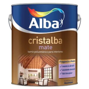 Cristalba Barniz Poliuretánico Mate 4 Lts.