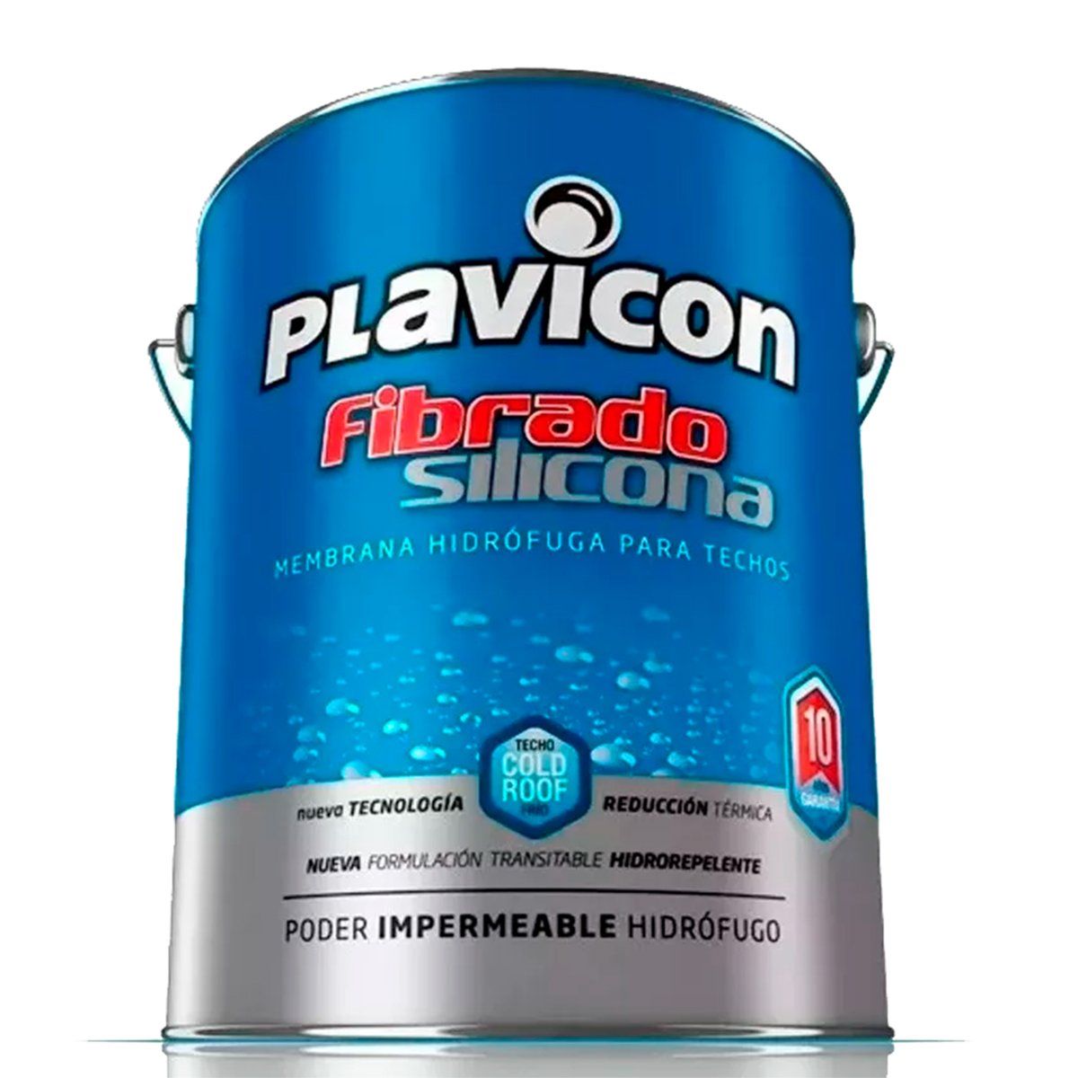Fibrado Silicona Impermeabilizante Techos 4 Kgs.