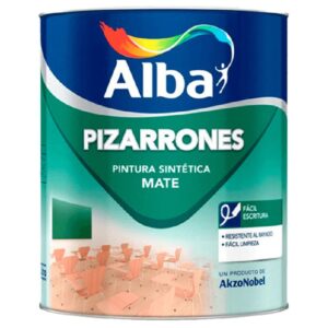 Pizarrones Pintura Sintética Mate 1/2 Lt. - Negro
