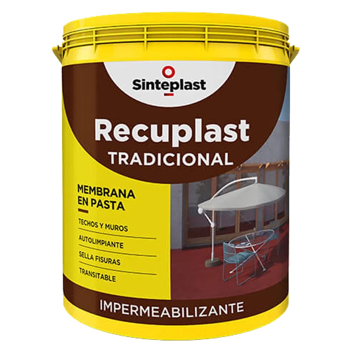 Recuplast Tradicional Impermeabilizante Techos 10 Lts.