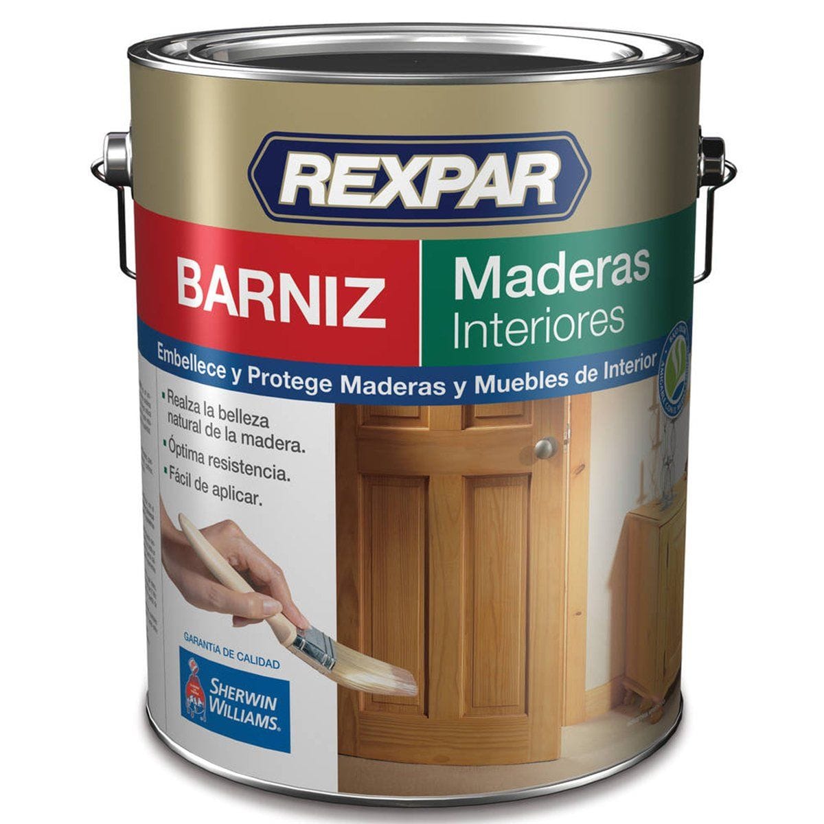 Rexpar Barniz Maderas Interiores Mate 1 Lt.