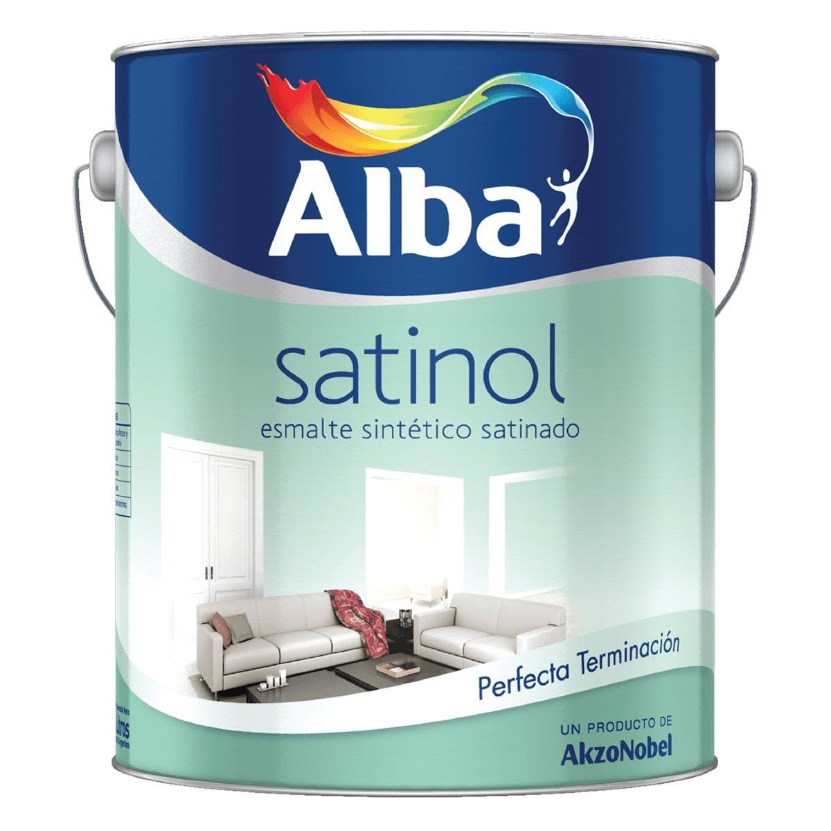 Satinol Esmalte Sintético Satinado Blanco 4 Lts.