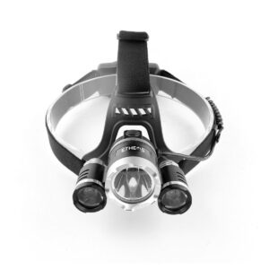 Linterna Minero Led Cabeza Vincha 3 Led c/ Batería Recargable