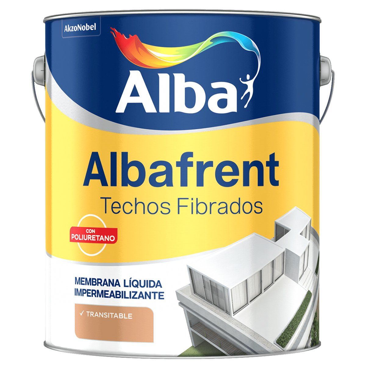 Albafrent Impermeabilizante Techos Fibrado 10 Kgs.
