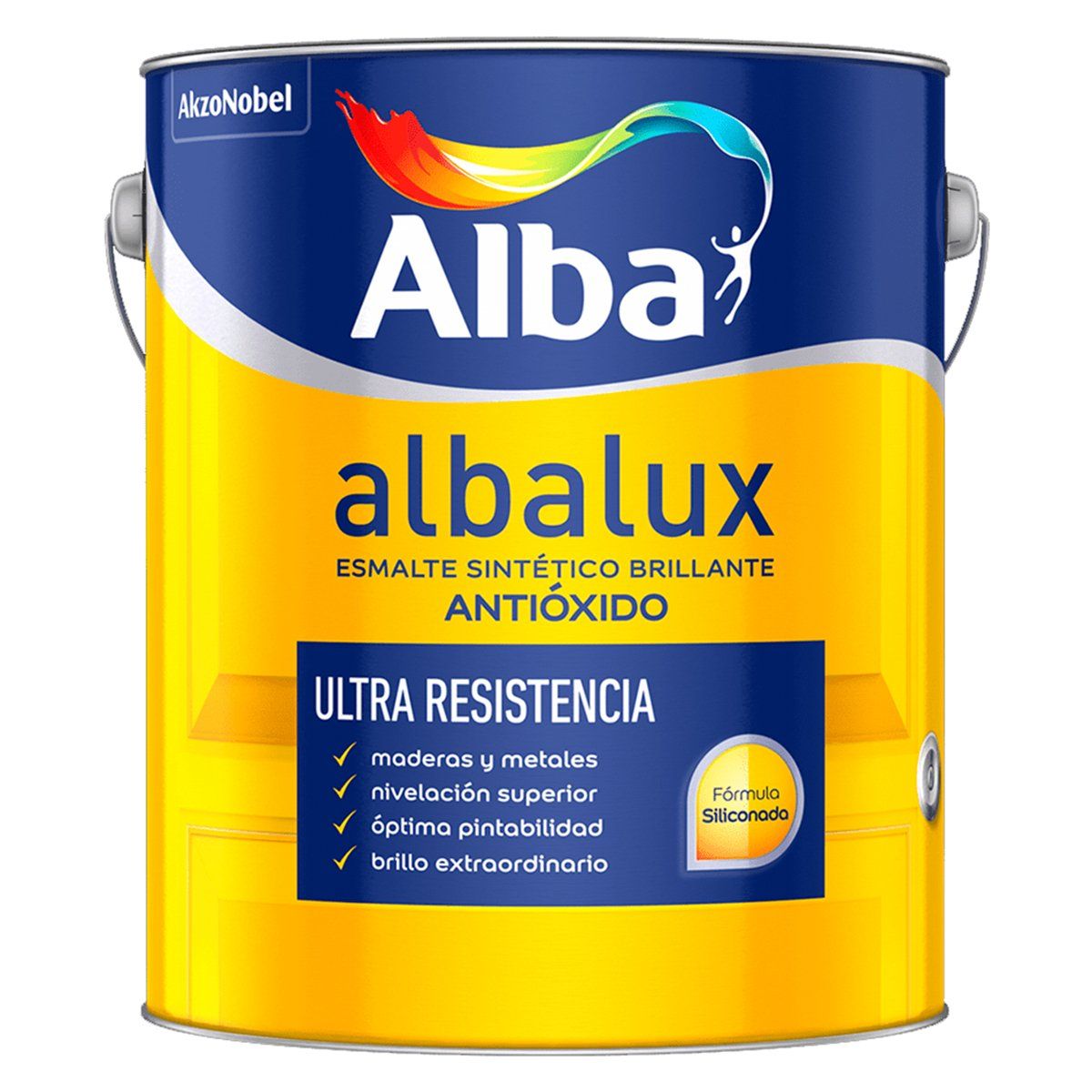 Albalux Esmalte Sintetico Colores Brillante 1/2 Lt.