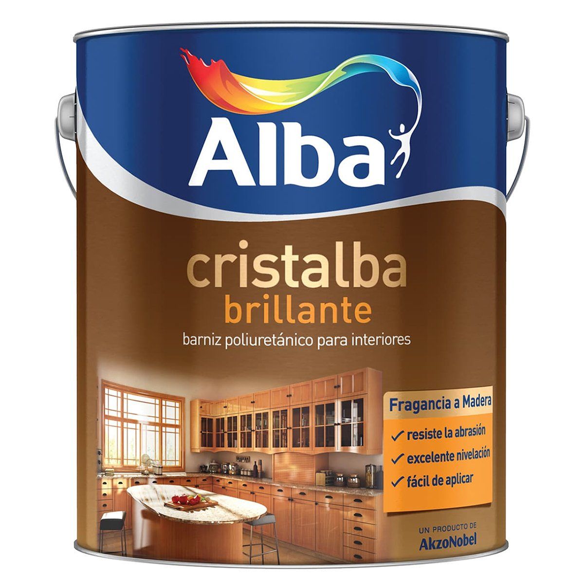 Cristalba Barniz Poliuretánico Brillante 4 Lts.