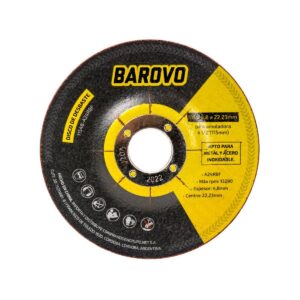 Disco de Desbaste 4 1/2" (115 mm.) x 4,8 mm. p/ Amoladora