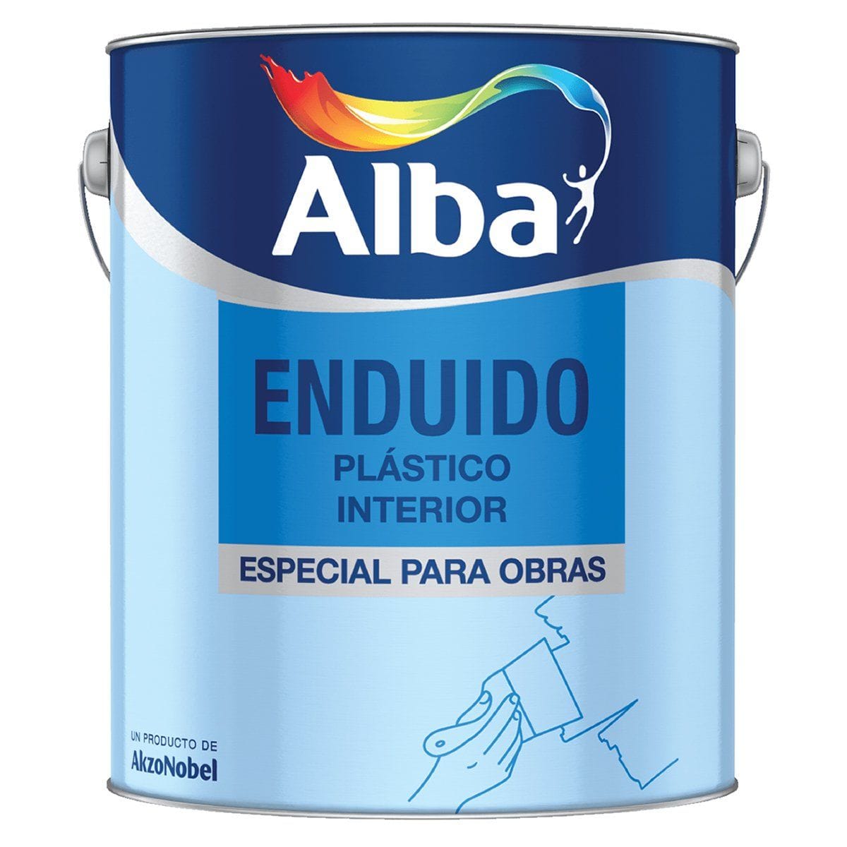Enduido Plástico p/ Interiores 10 Lts.