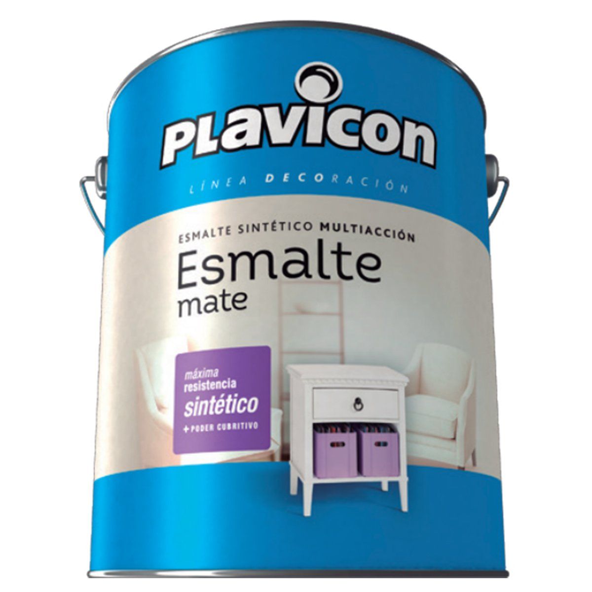 Esmalte Sintetico Negro Mate 1/2 Lt.