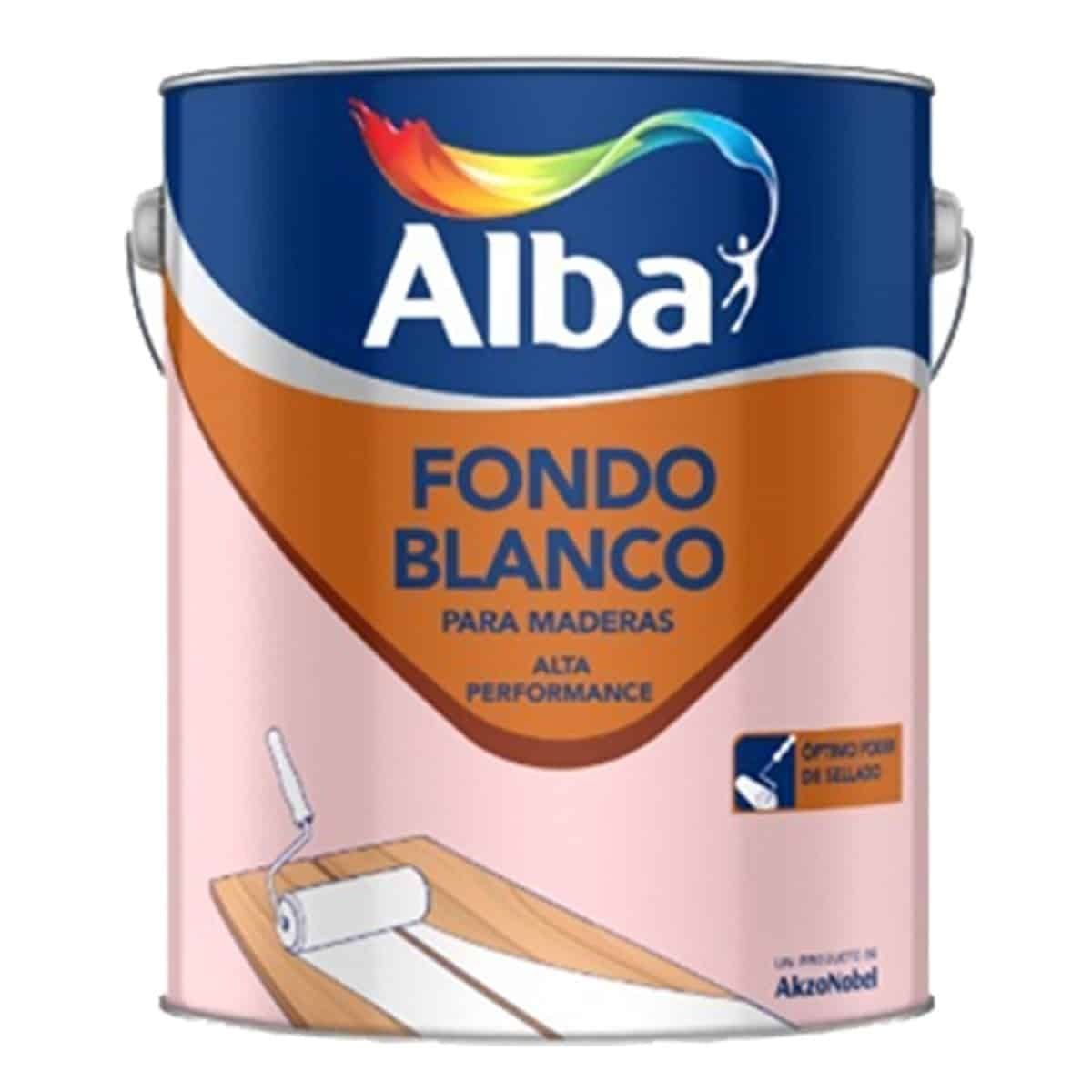 Fondo Blanco p/ Maderas Alta Performance 4 Lts.