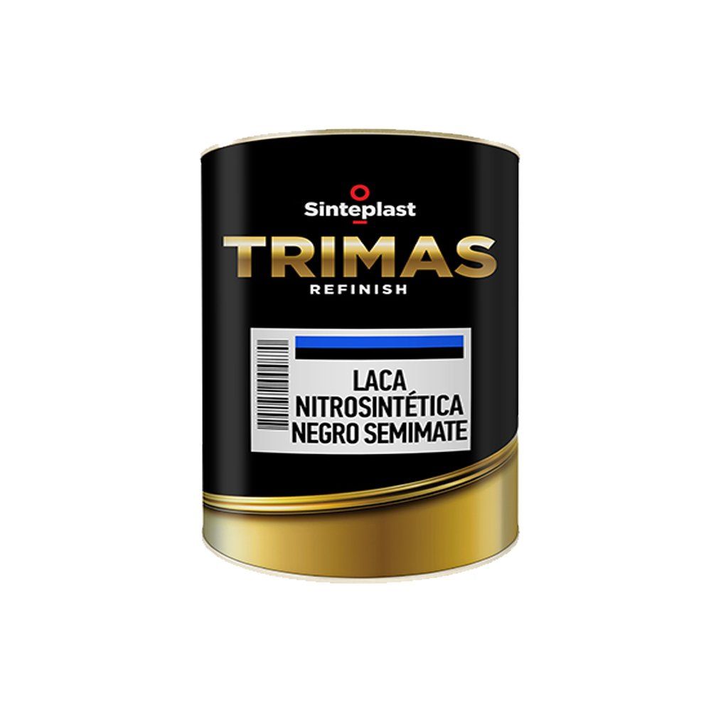 Laca Nitrosintetica Negro Deportivo Satinado 1 Lt.