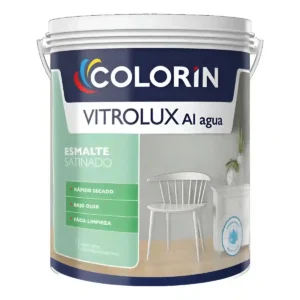 Vitrolux Esmalte al Agua Negro 1/2 Lt.