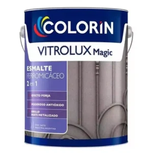 Vitrolux Esmalte Convertidor Ferromicáceo Forja 1 Lt. - Plata