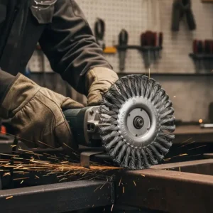 Cepillo Plano Alambre Trenzado 125 mm