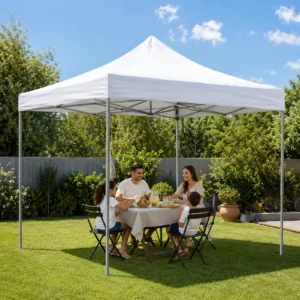 Gazebo Autoarmable Plegable de Acero Lona Impermeable 3x3