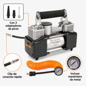 Mini Compresor de Aire Doble Piston 150psi